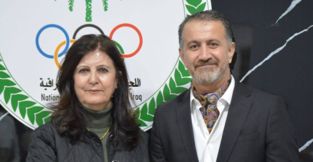 سيدة كوردية تكسر حكر الرجال لتكون أول امرأة في المكتب التنفيذي للجنة الأولمبية العراقية