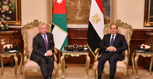 السيسي وعبد الله الثاني يؤكدان: لا تهجير للشعب الفلسطيني