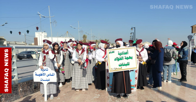 بمشاركة 600 طالب وطالبة.. إنطلاق مهرجان المشي الصحي في البصرة  (صور)