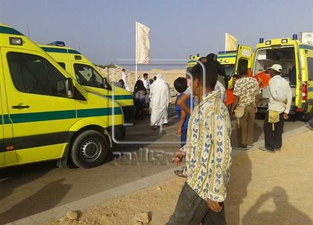 إصابة 4 بينهم 3 روس في انقلاب سيارة على طريق «العلمين - وادى النطرون»