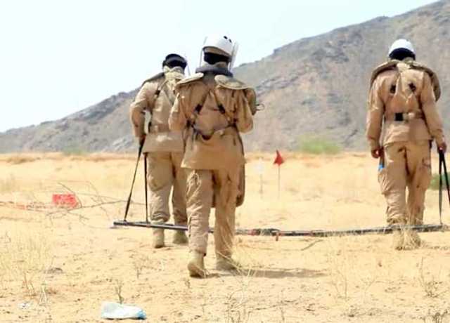 نزع 4899 لغمًا وقذيفة غير منفجرة وعبوة ناسفة في اليمن خلال يونيو الماضي