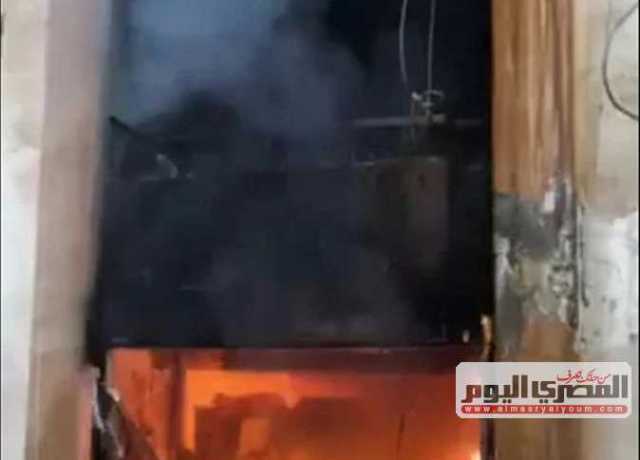 حريق في شقة سكنية بجوار حي الهرم