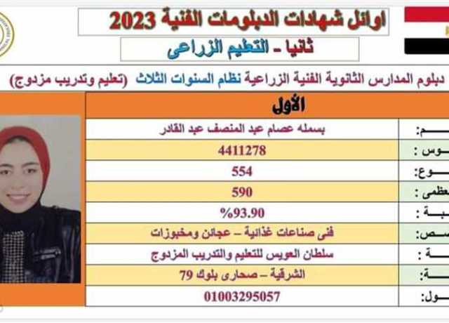 أوائل الدبلومات الفنية يروون رحلة التفوق وتحقيق الحلم (تقرير)