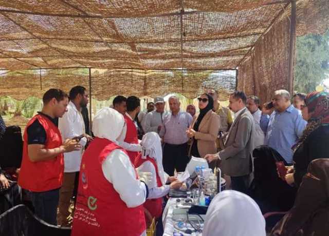 «صحة الوادي الجديد» تعلن استمرار تقديم خدمات مبادرة 100 يوم صحة بالمجان للمواطنين