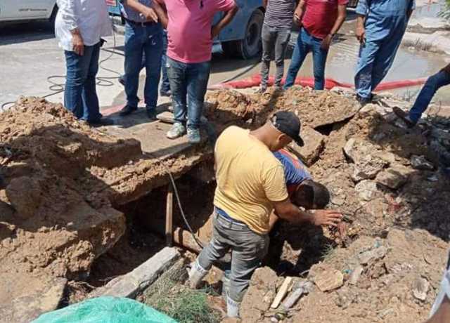 رئيس سمالوط يتابع مشكلة المياه الجوفية بقرية بني غني