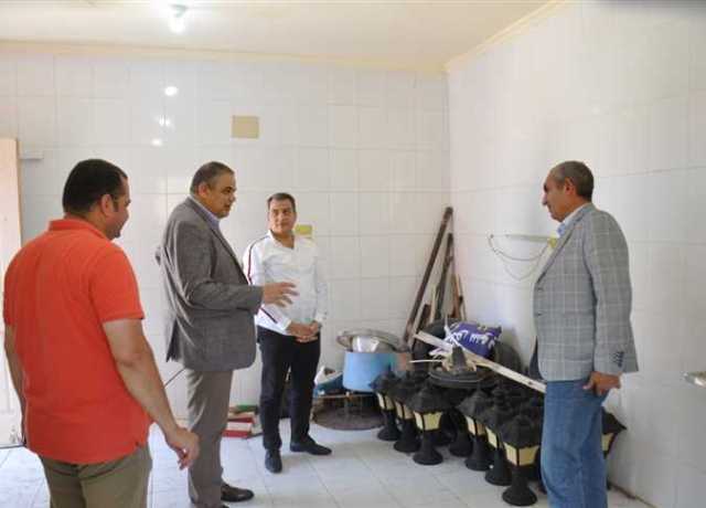 رئيس جامعة كفر الشيخ يتفقد المعسكر الدائم بمصيف بلطيم
