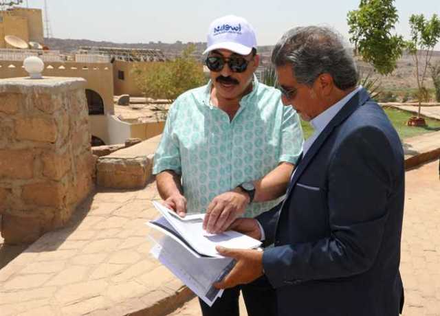 محافظ أسوان يتفقد أعمال التوسعات بأحد المنشآت الفندقية التابعة للمحافظة
