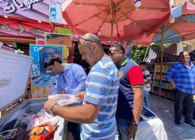 ضبط ١٢ مخالفة فى حملة تموينية في أبوقرقاص بالمنيا
