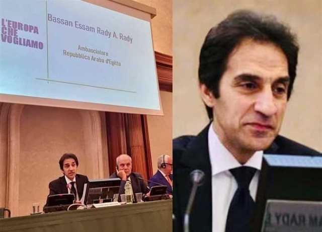 سفيرنا بروما: مصر أوقفت موجات الهجرة غير الشرعية.. ومجهودها يستحق أن يراه العالم بأكمله