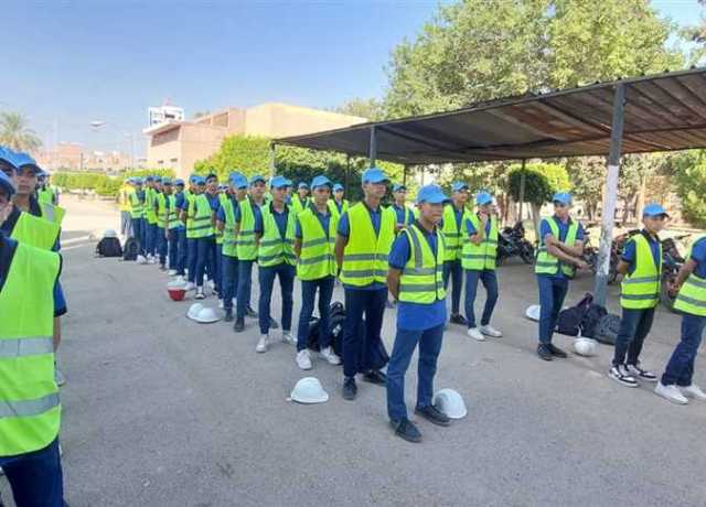 بدء التدريب الصيفي لطلبة مدرسة مياه بني سويف