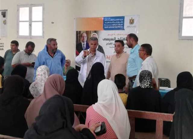 بيطري الأقصر ومبادرة «فرصة» يسلمان الأغنام للأسر المستحقة بقرى المحافظة