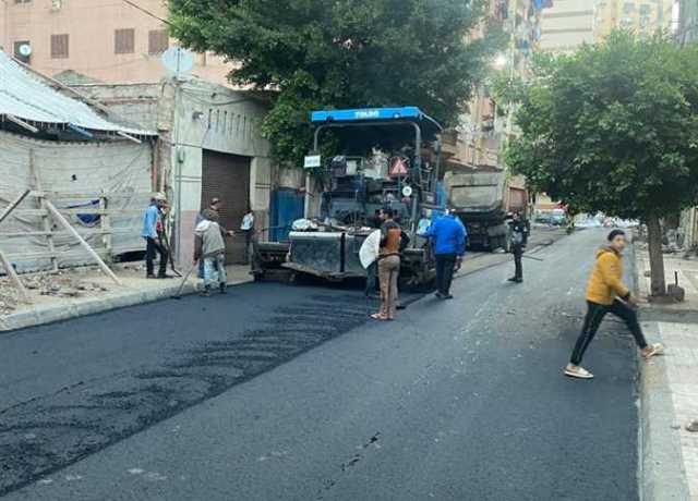 17 مليون جنيه لرصف 7 شوارع رئيسية بـ«وسط الاسكندرية» (صور)