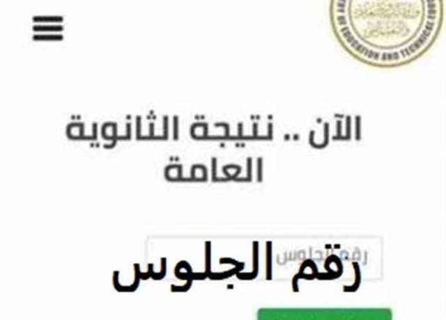 رابط نتيجة الثانوية العامة 2023 العلمي والأدبي برقم الجلوس في القاهرة والمحافظات
