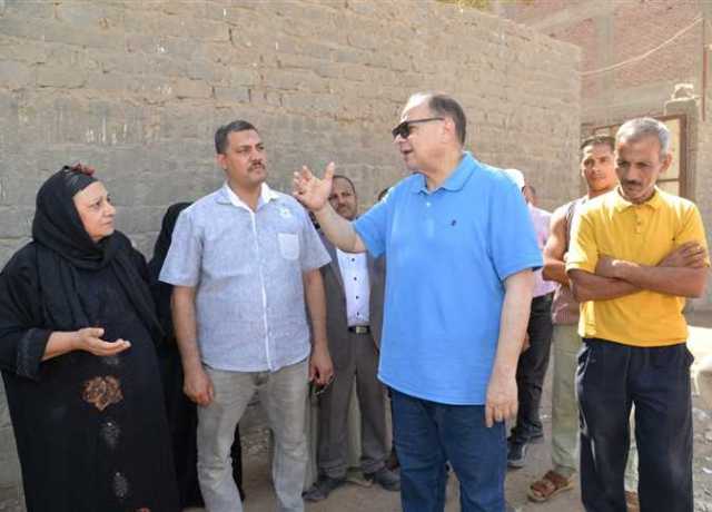 محافظ أسيوط يتفقد أعمال إنشاء مركز صحة الأسرة ومركز صحة الأم