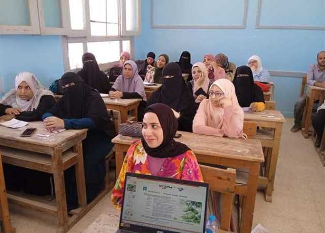 ورش عمل تدريب المعلمين على المنهج الجديد بمنطقة شمال سيناء الأزهرية