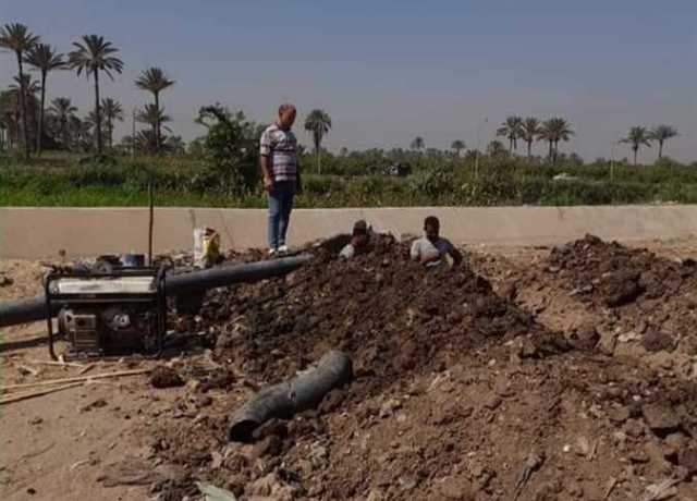 الشبكات الأرضية تضبط واقعة حفر خلسة في أبو زعبل