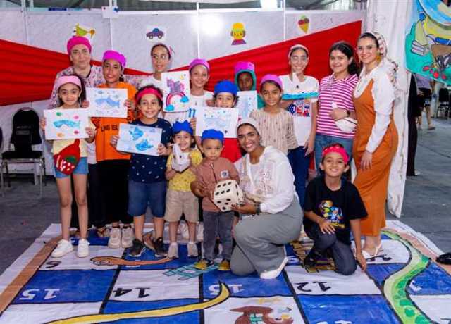إقبال على فعاليات الطفل بمعرض رأس البر للكتاب بدورته الرابعة
