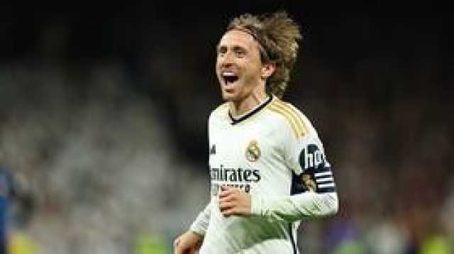 مفاجأة في ريال مدريد بشأن نجمه لوكا مودريتش