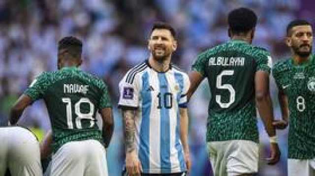 ميسي يوجه رسالة شكر للشعب السعودي. والهزيمة كانت قاسية