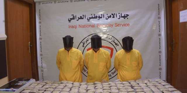 الأمن الوطني يعتقل 3 تجار مخدرات بحوزتهم 100 ألف حبة مخدرة في الأنبار
