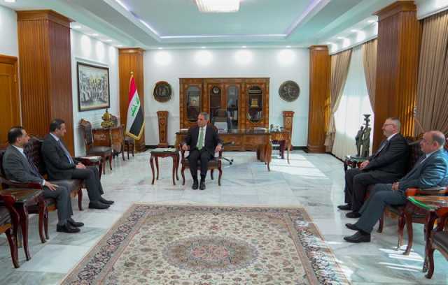القاضي فائق زيدان و رئيس ديوان الرقابة المالية يبحثان تدقيق الحسابات
