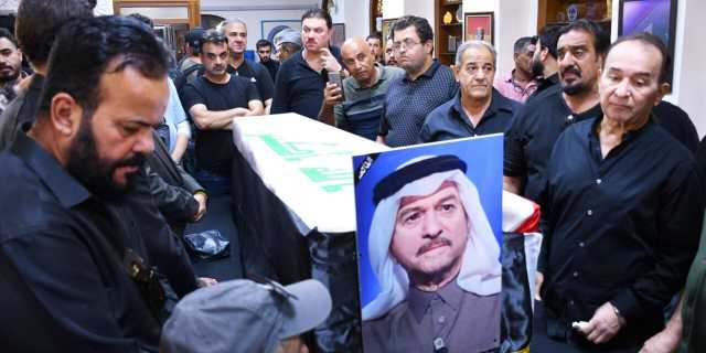 الصور الأولى من تحضيرات تشييع الفنان الراحل ياس خضر في مقر نقابة الفنانين