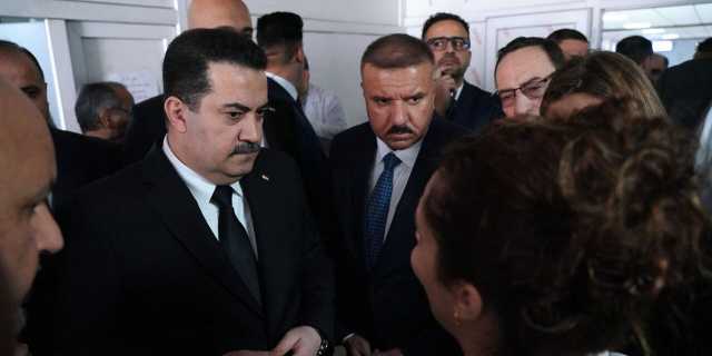 السواني يزور المصابين في حادثة حريق الحمدانية