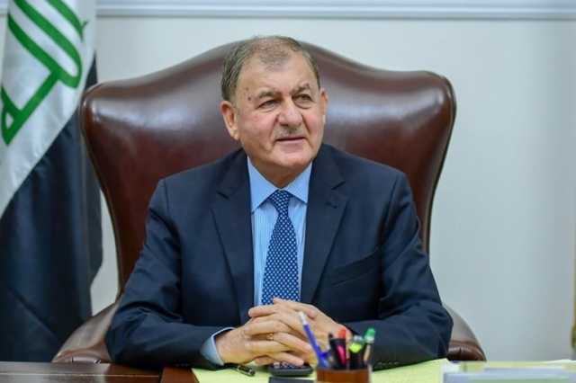 الرئيس رشيد يصل قضاء الحمدانية بنينوى