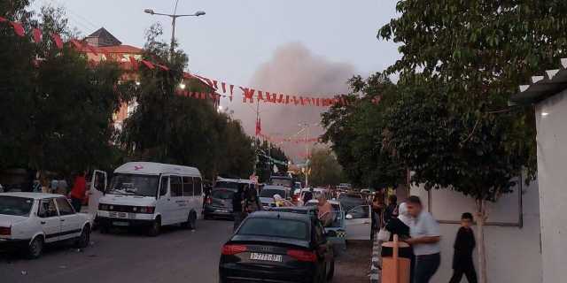 الطيران الاسرائيلي يدمر ما يزيد عن 20 برجا سكنيا في مدينة الزهراء بغزة.. صور