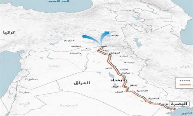 تقرير: حرب غزة ستؤثر على “طريق التنمية” العراقي