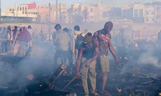 مهاجرون سينغاليون يحرقون مركزاً لاستقبال المهاجرين بالداخلة