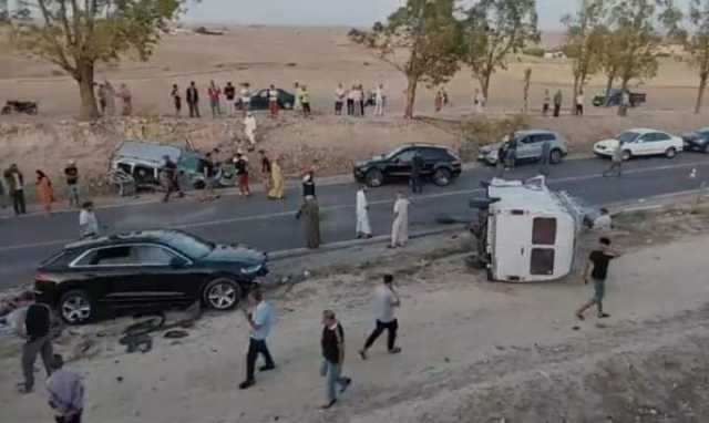 10 قتلى في حادث سير مأساوي بخريبكة (صور)