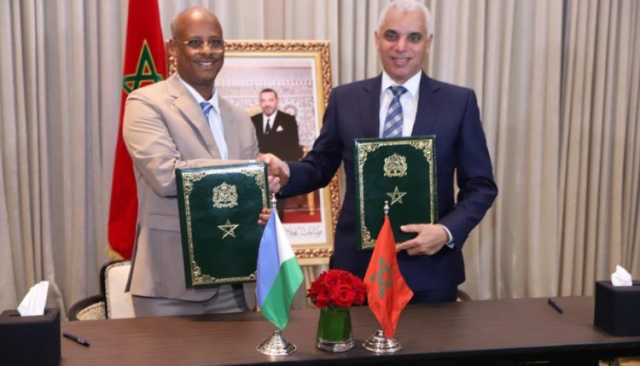 آيت الطالب يوقع مذكرة تفاهم مع نظيره الجيبوتي في مجال الصحة