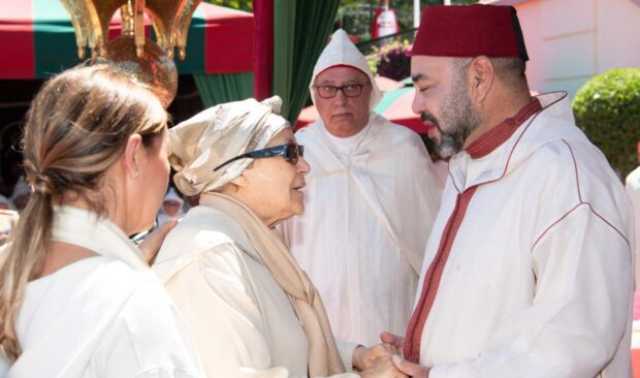 الملك محمد السادس متأثر بوفاة عائشة الخطابي نجاة الزعيم محمد بنعبد الكريم الخطابي