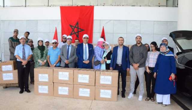 المكتبة الوطنية توزع الكتب المدرسية لفائد أطفال الأسر المتضررة من الزلزال