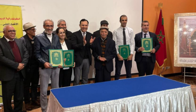 إتفاقية شغل تجمع زعيم نقابة CDT و شركة رائدة لصناعة الطيران بالنواصر بإشراف من وزير التشغيل