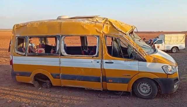 عامل إقليم اليوسيفية يتفقد الوضع الصحي لتلاميذ تعرضوا لحادث سير بالشماعية