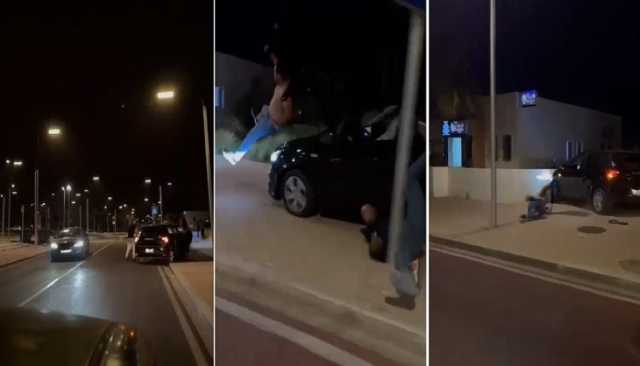 أمن أكادير يعتقل بطل فيديو دهس مواطنين والإصطدام بجدار بناية أمنية