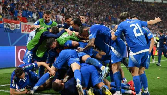 إيطاليا تقلب الطاولة على كرواتيا بهدف قاتل أقصى رفاق مودريتش من كأس أوروبا