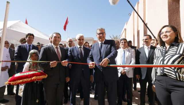 إطلاق مشاريع تنموية/السدود/تأهيل السياحة.. أخنوش يطلق مشاريع كبرى بإقليم طاطا المنسي