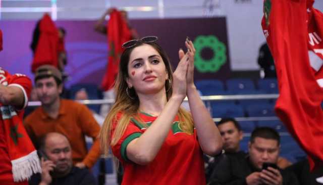 الجمهور المغربي يخلق الحدث في مباراة أسود الفوتسال أمام البرتغال (صور)
