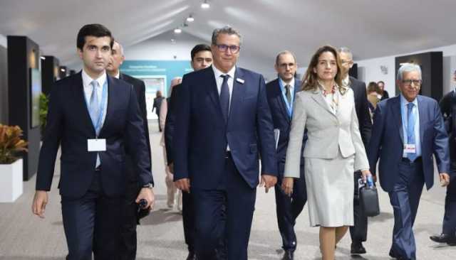 أخنوش من باكو : قمة كوب 29 فرصة لاستعراض ريادة المغرب في الطاقات المتجددة