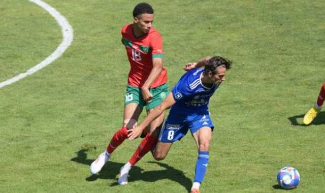 المنتخب الأولمبي يفوز وديا على فيلفرانش بوجولي الفرنسي وحكيمي يهدر ضربة جزاء