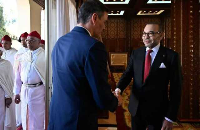 بــــلاغ للديـــوان الملكـــي: الملك محمد السادس يستقبل بيدرو سانشيز