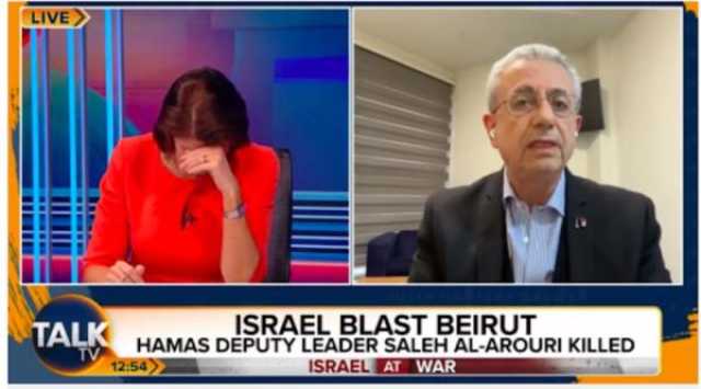 مذيعة بريطانية تثير موجة من الغضب بسبب إهانة ضيف فلسطيني