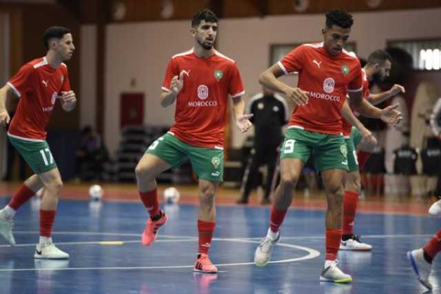 فوز ساحق للمنتخب الوطني لكرة القدم داخل القاعة على نظيره الليبي