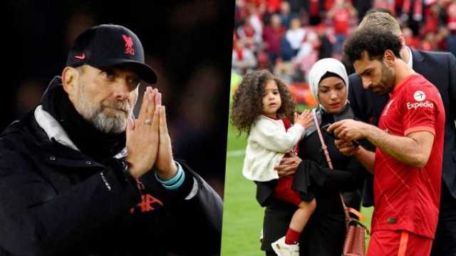 في ليلة الوداع.. لقطة مثيرة بين زوجة صلاح ومدرب ليفربول تتسبب في غضب عارم بمصر (فيديو)
