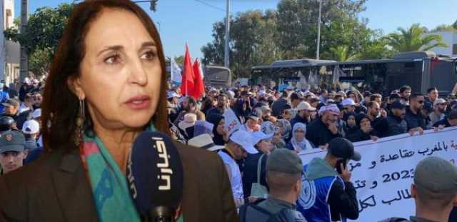 نبيلة منيب تَكشف موقفها من الاقتطاع للشهر الثاني على التوالي من أجور الأساتذة المضربين