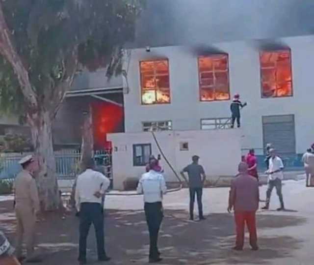 حريق يلتهم مصنع كلينكس ببرشيد والسلطات تفتح تحقيقا