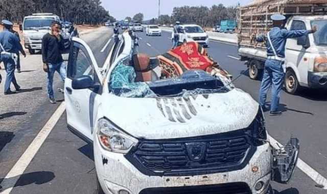 اصطدام مروع بين شاحنة عسكرية وتاكسي نواحي سلا يزهق أرواح 6 أشخاص